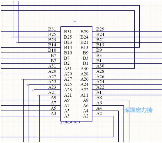 雙擊 1.SchDoc，文件可以被正常打開(kāi)，下圖是其中的一部分：