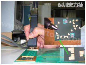 圖11：高頻寬差分TDR探棒進(jìn)行精密的TDR探測(cè)