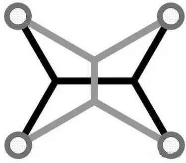 灰色Steiner樹(shù)不是最優(yōu)的，但黑色Steiner樹(shù)是最優(yōu)的。