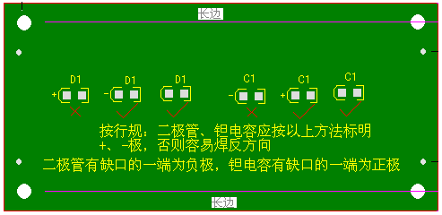 關(guān)于二極管、鉭電容的極性標(biāo)注